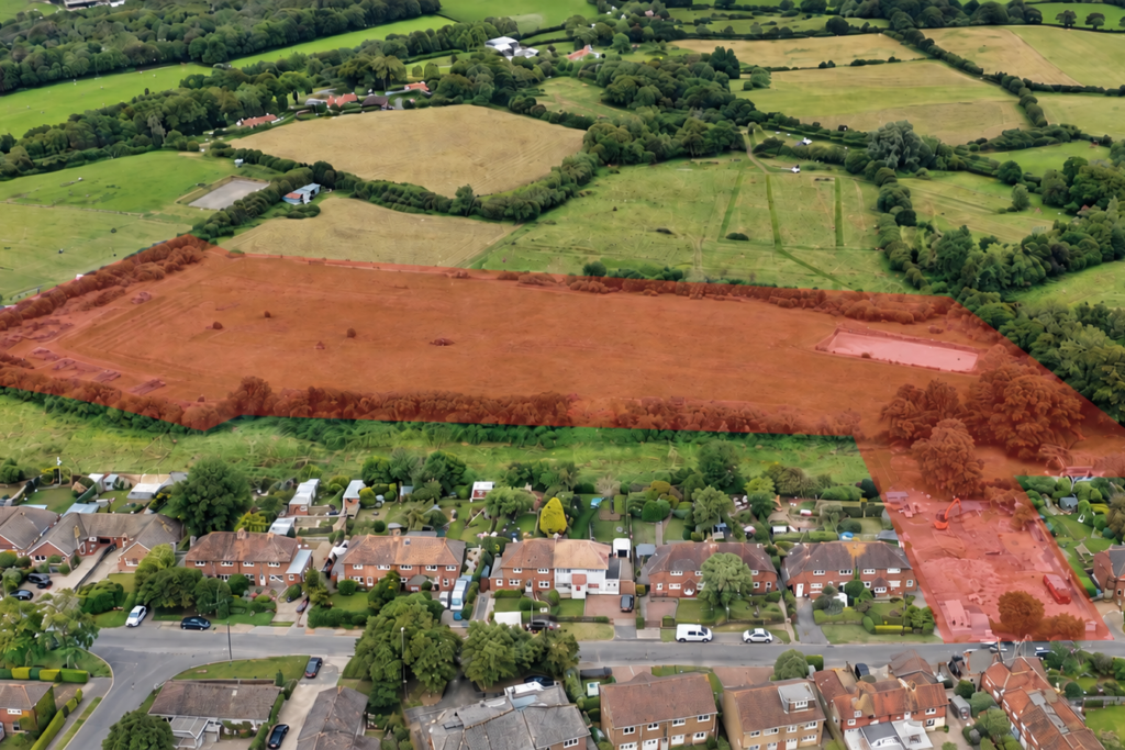 Manchester Road Site Aerial Overlay